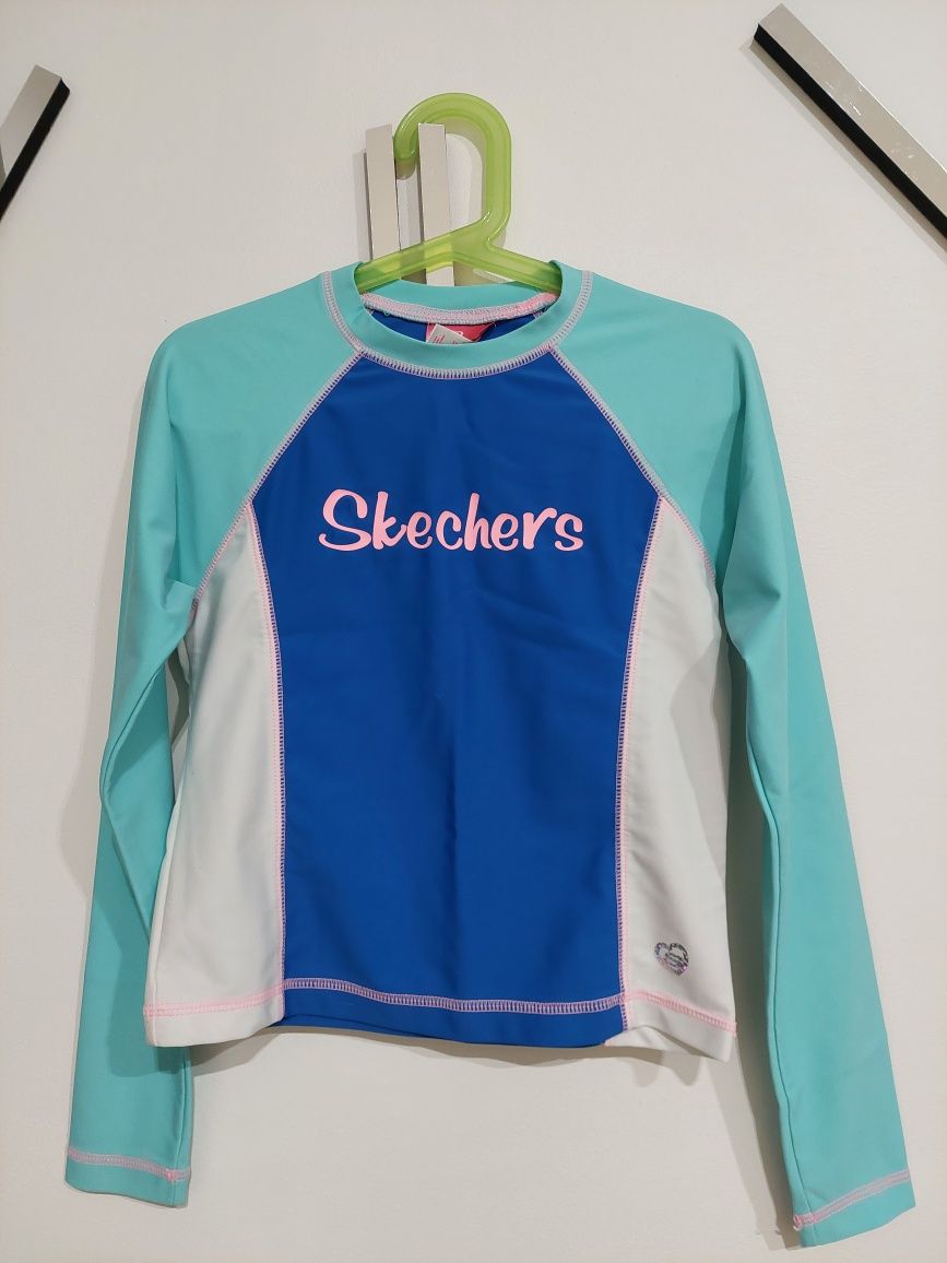 Bluzka Skechers na 7 lat do pływania kapieli kostium