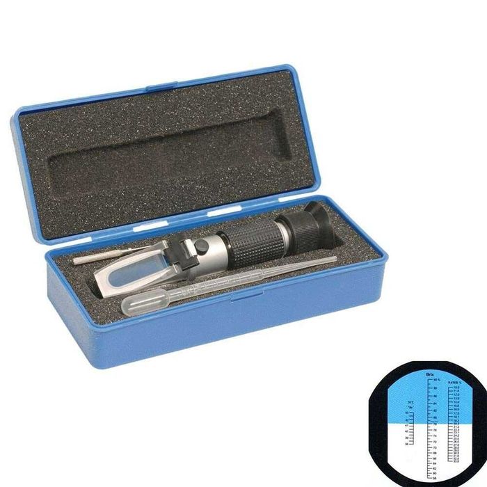 Refratometro medição do baumé no mel, teor de açúcar e agua presente