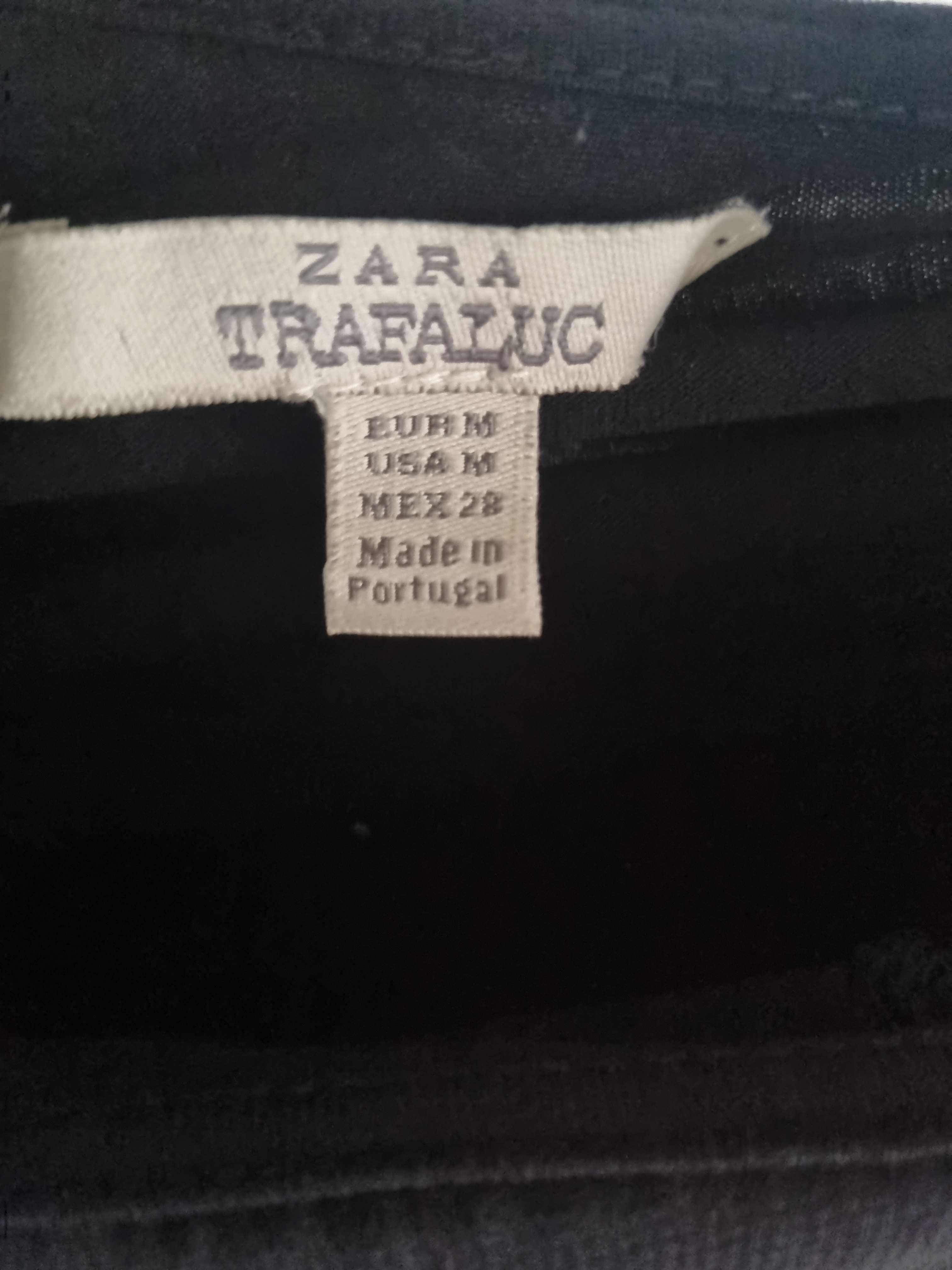 Blusa Zara preta cerimónia