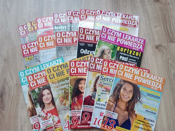 Czasopisma O Czym Lekarze Ci Nie Powiedzą rok 2019