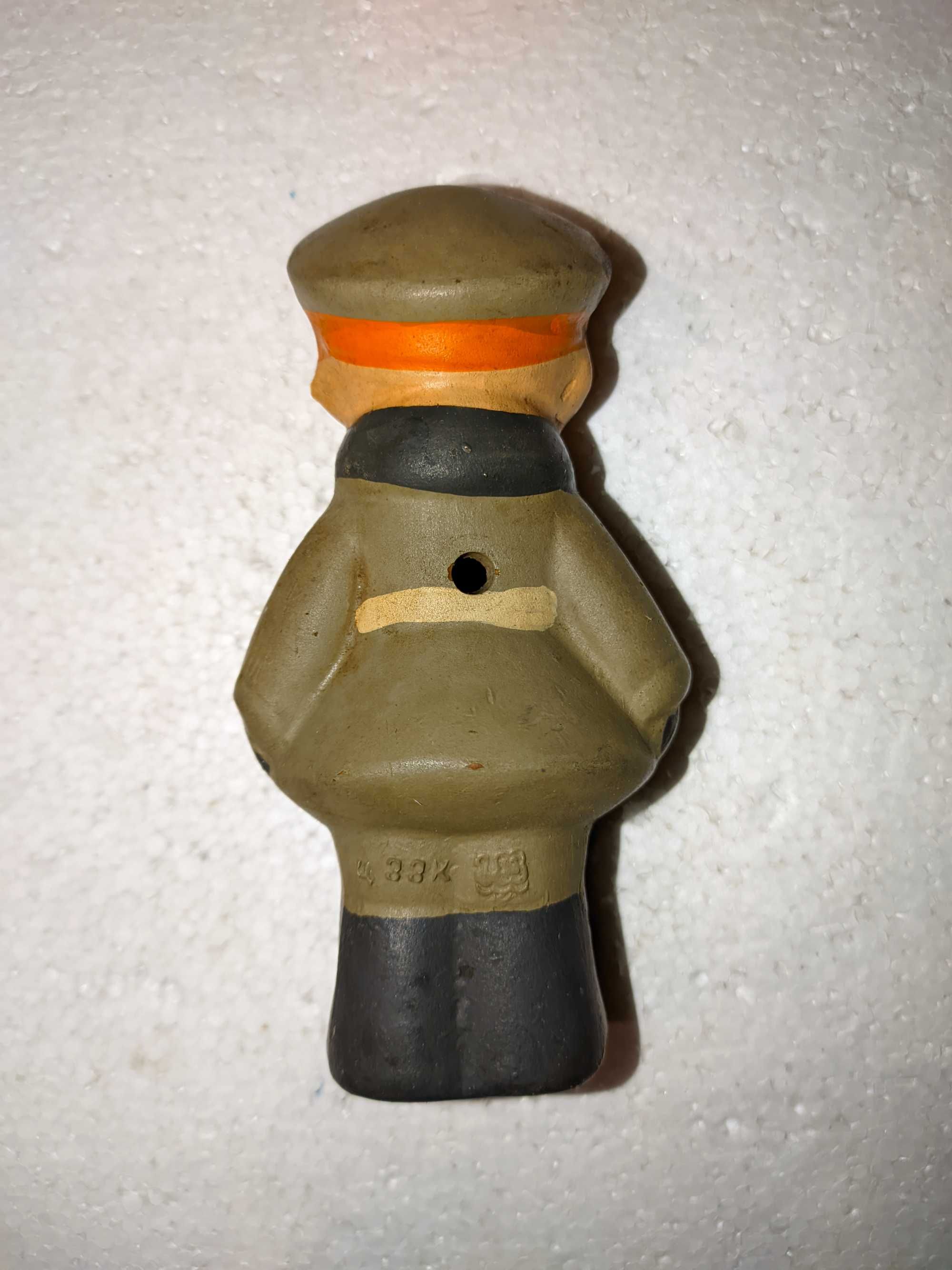 Юный милиционер резиновая игрушка винтажная игрушка-пищалка из СССР