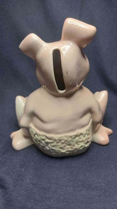 Винтажная керамическая копилка малыш Вуди.