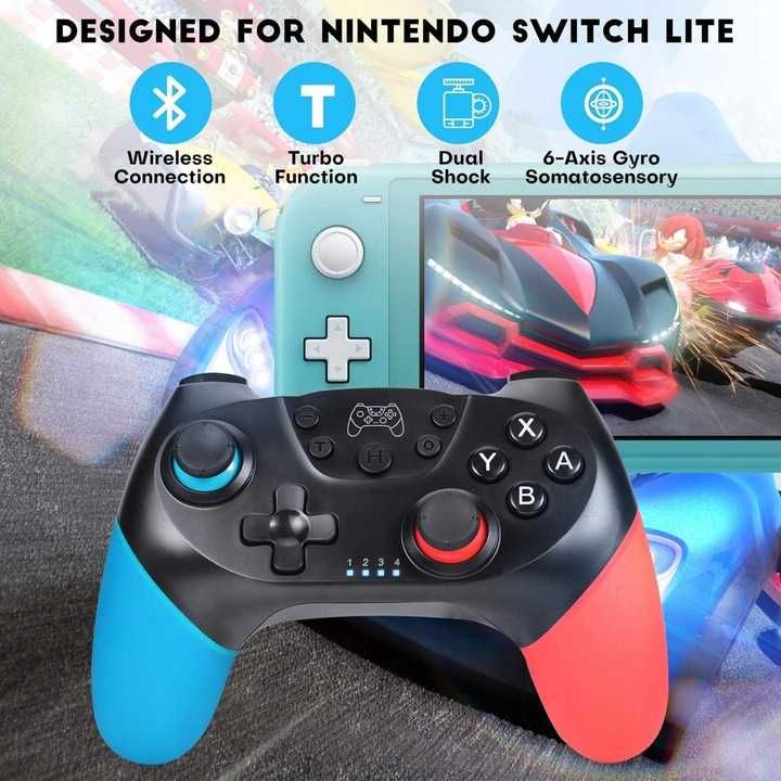 KONTROLER PAD BEZPRZEWODOWY N Switch/Switch Lite wibracja [2154]