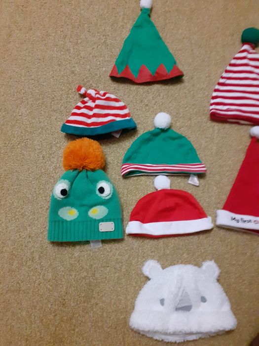 Шапки, шапочки новорічні 3 -24 місяці