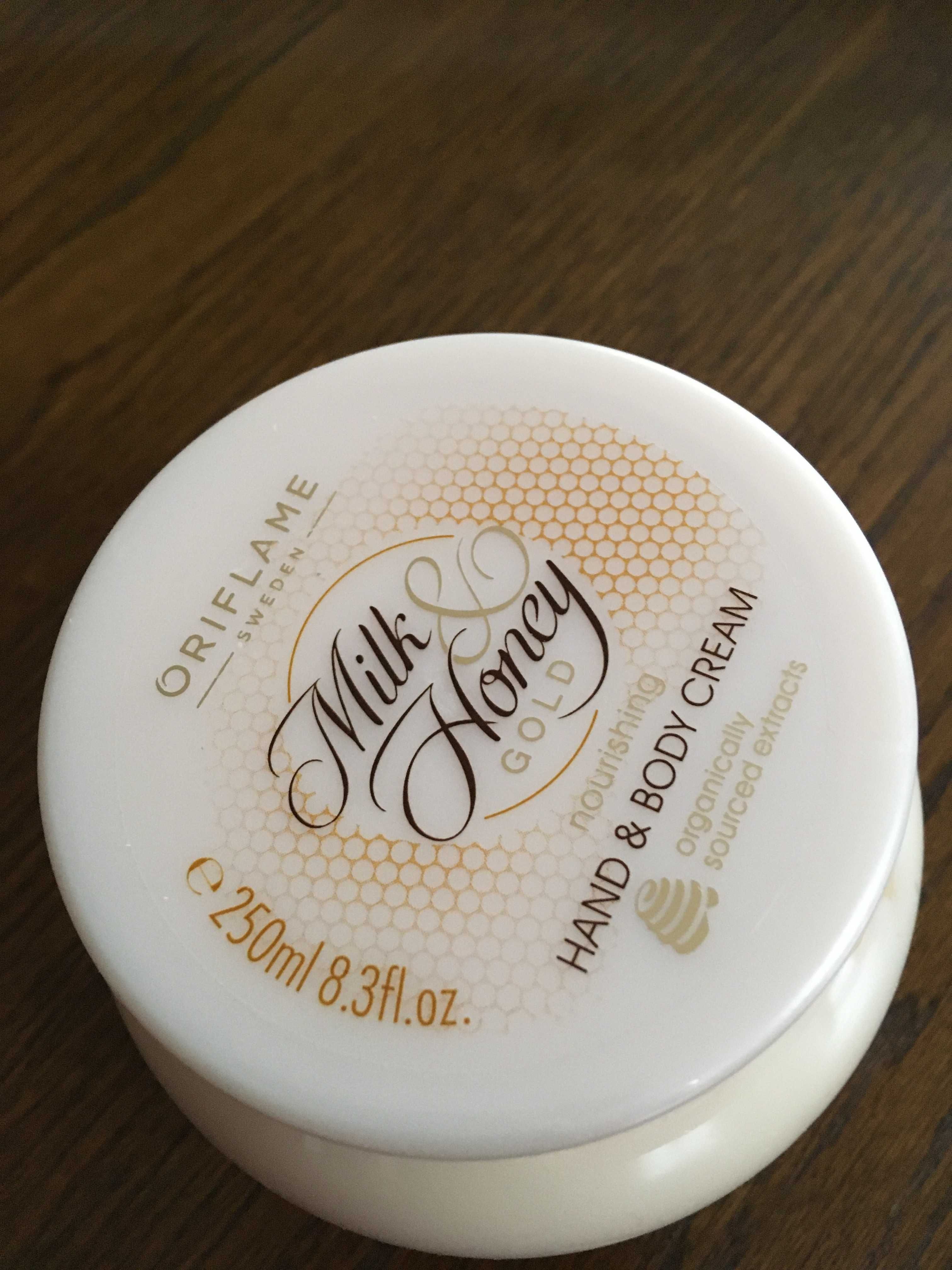 Odżywczy krem do ciała MILK&Honey Gold Oriflame 250 ml, nowy.