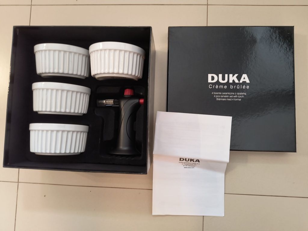 Duka - zestaw do creme brulee