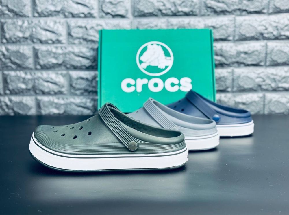 Мужские сабо Crocs Шлепки кроксы тапочки пляжные Новинка сезона!