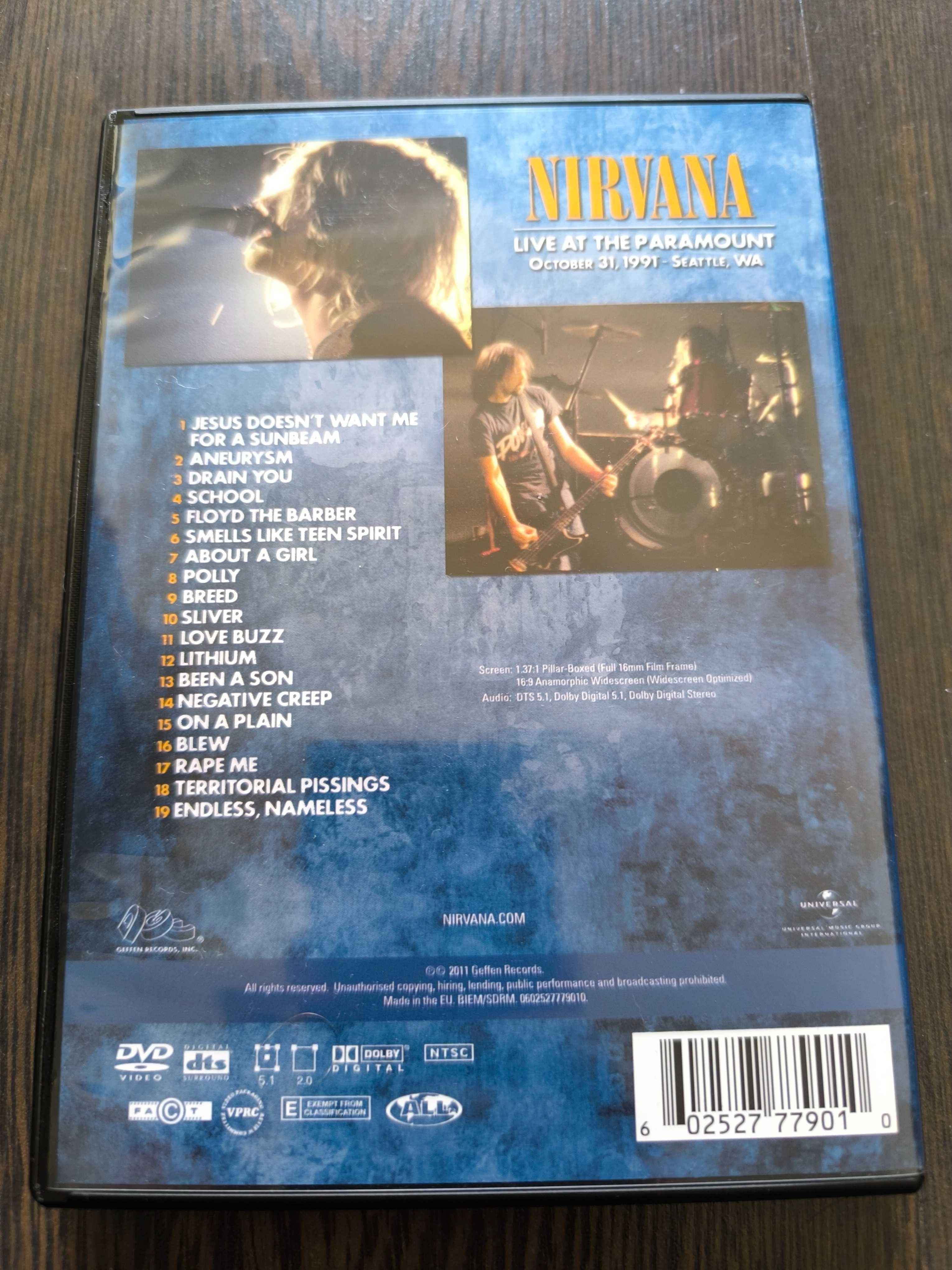 NIRVANA - Live at the Paramount (DVD)
