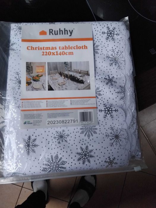 Obrus świąteczny boże narodzenie