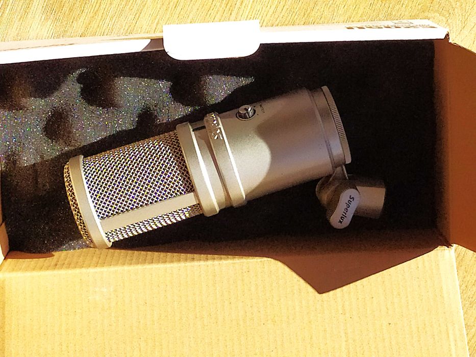 Microfone Condensador Usb