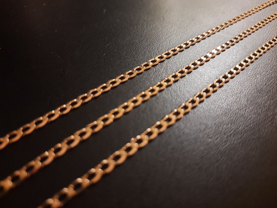 Złoty łańcuszek ŻÓŁTE ZŁOTO 333 pancerka 333 złoty łańcuch 53cm HIT!!!