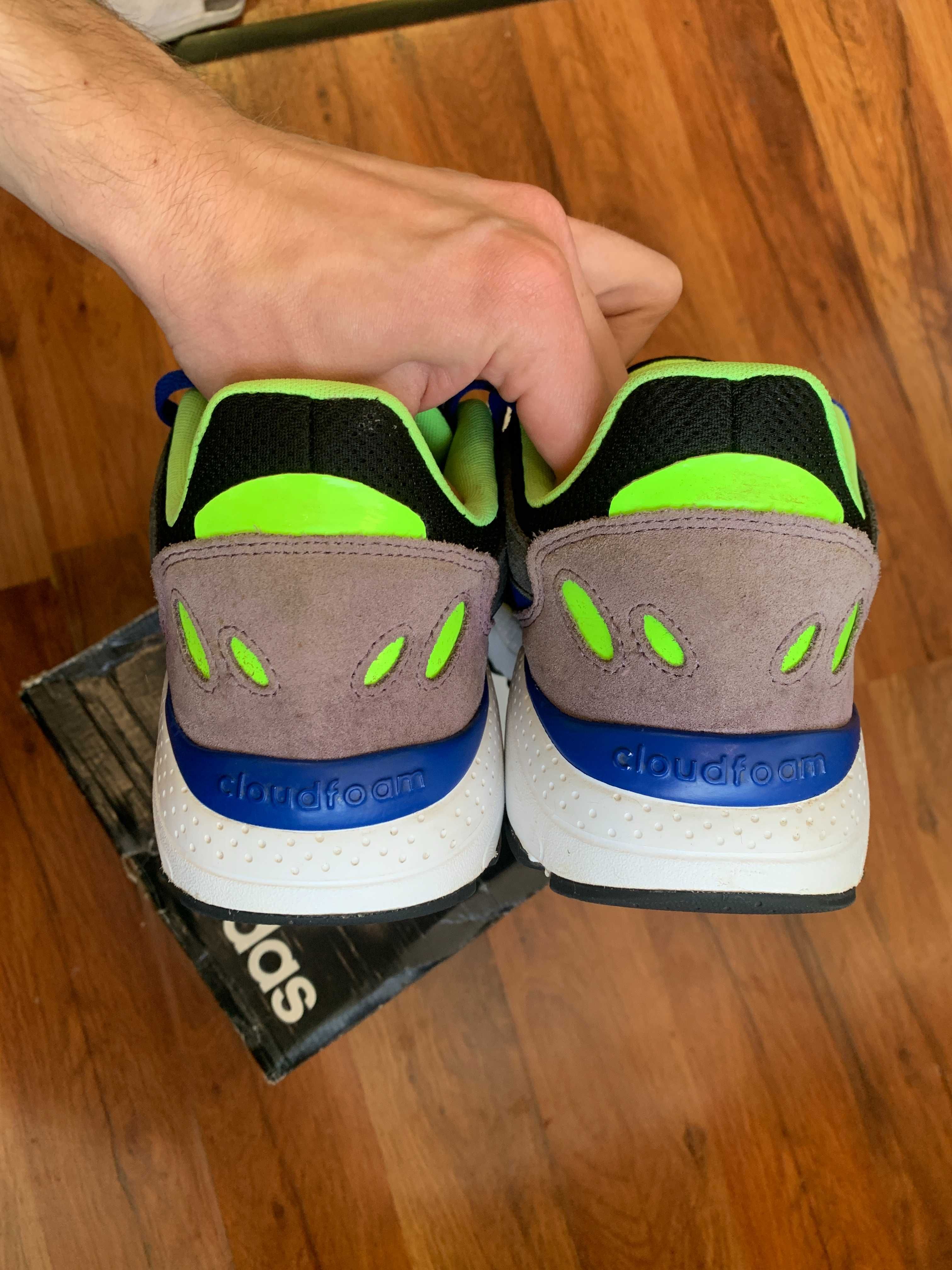 Нові Adidas Cloudfoam Crazychaos ОРИГІНАЛ! Замша На осінь 44.5р 28.5см