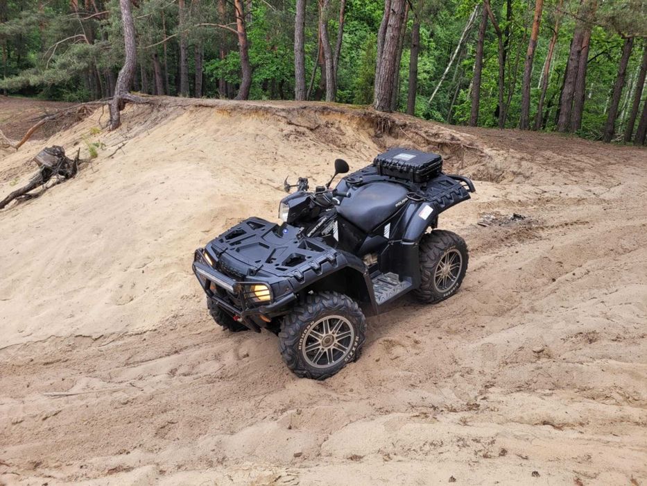 Polaris sportsman 850 EPS  z homologacją , zarejestrowany z pługiem !