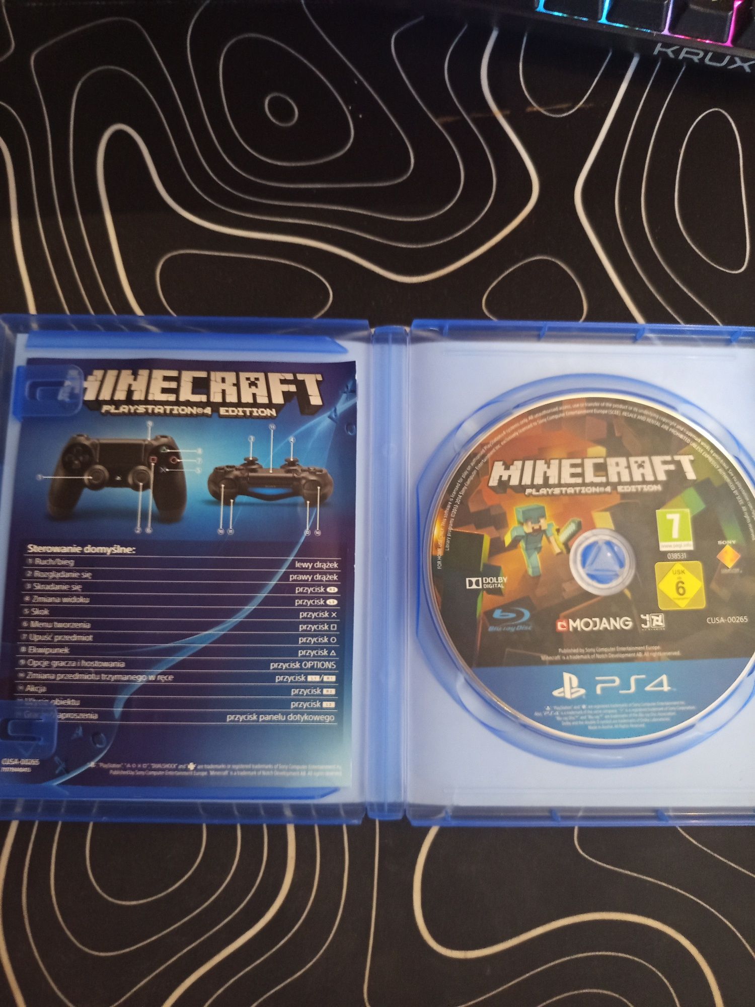 Minecraft gra na ps4