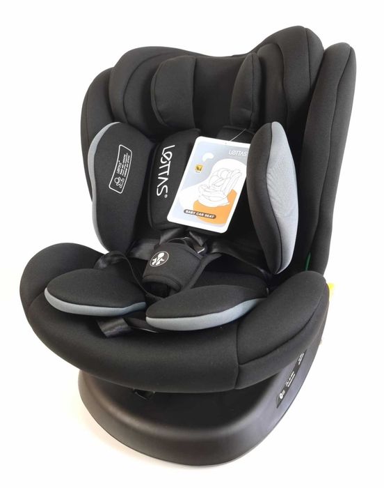 NOWY Fotelik obrotowy Lettas 360 i-Size 40-150 cm isofix + Top Tether