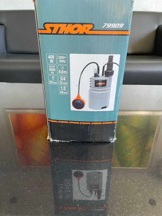 Pompa zanurzeniowa 400W do brudnej wody. 6000 litrow na godzine.