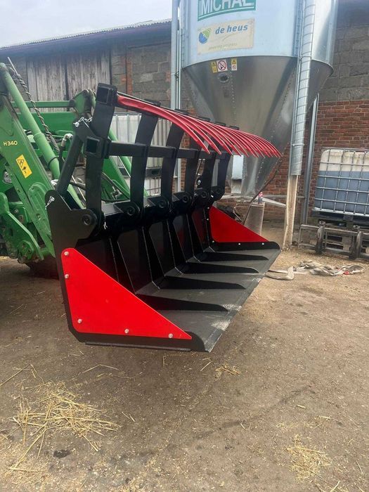 Krokodyl do obornika gnoju do Tura/ ładowarki JCB MANITOU 2.4 2.2 2.0m
