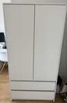 Szafa garderoba 2 drzwiowa, 2 szuflady 180x90x55