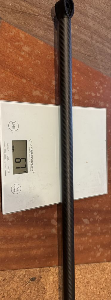 Lekka karbonowa dolna sztyca do wykrywacza Minelab Xterra Pro i Elite