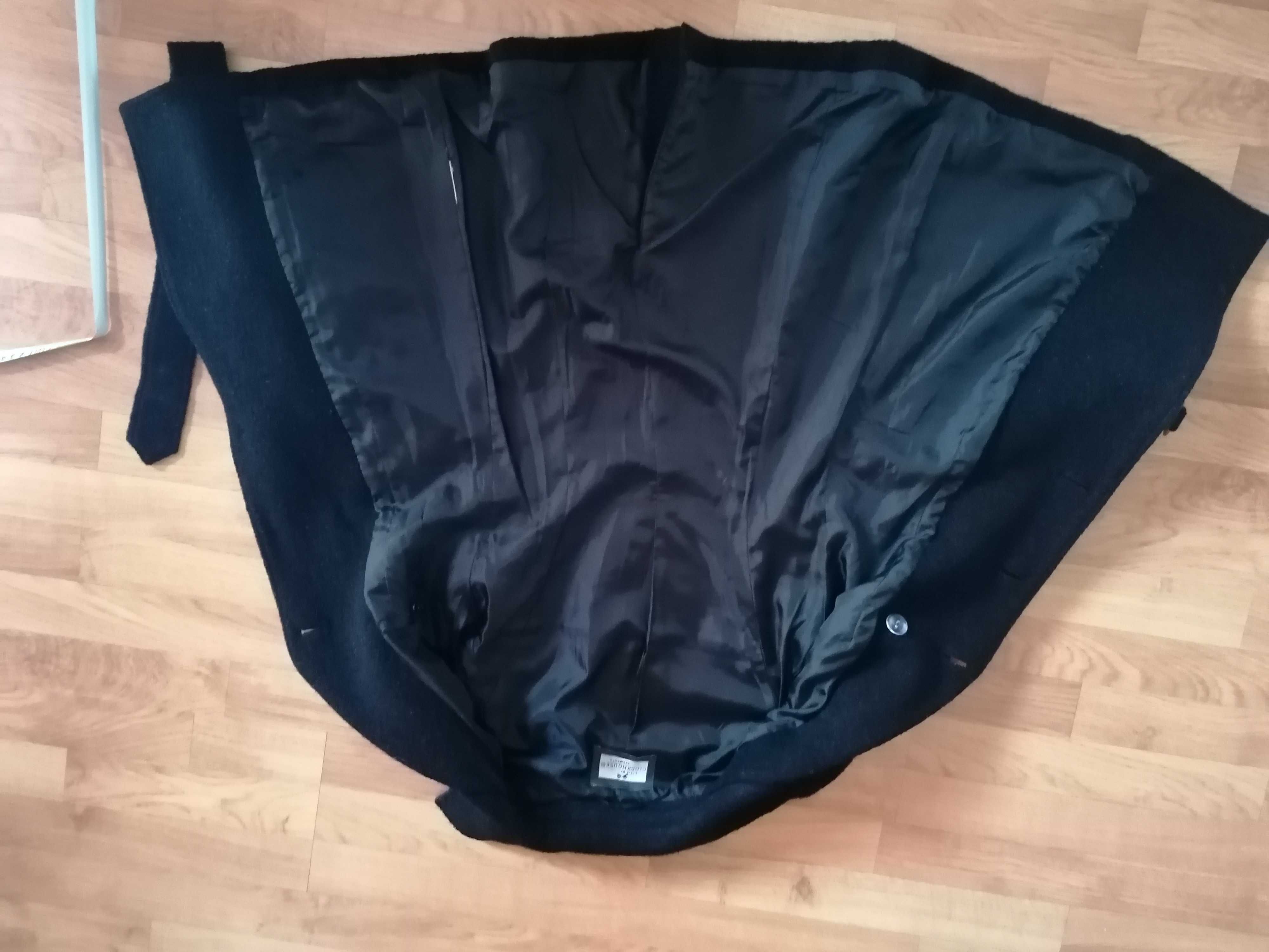 Płaszcz C&A S/XS Clockouuse 2 razy ubrany, czarny intensywny