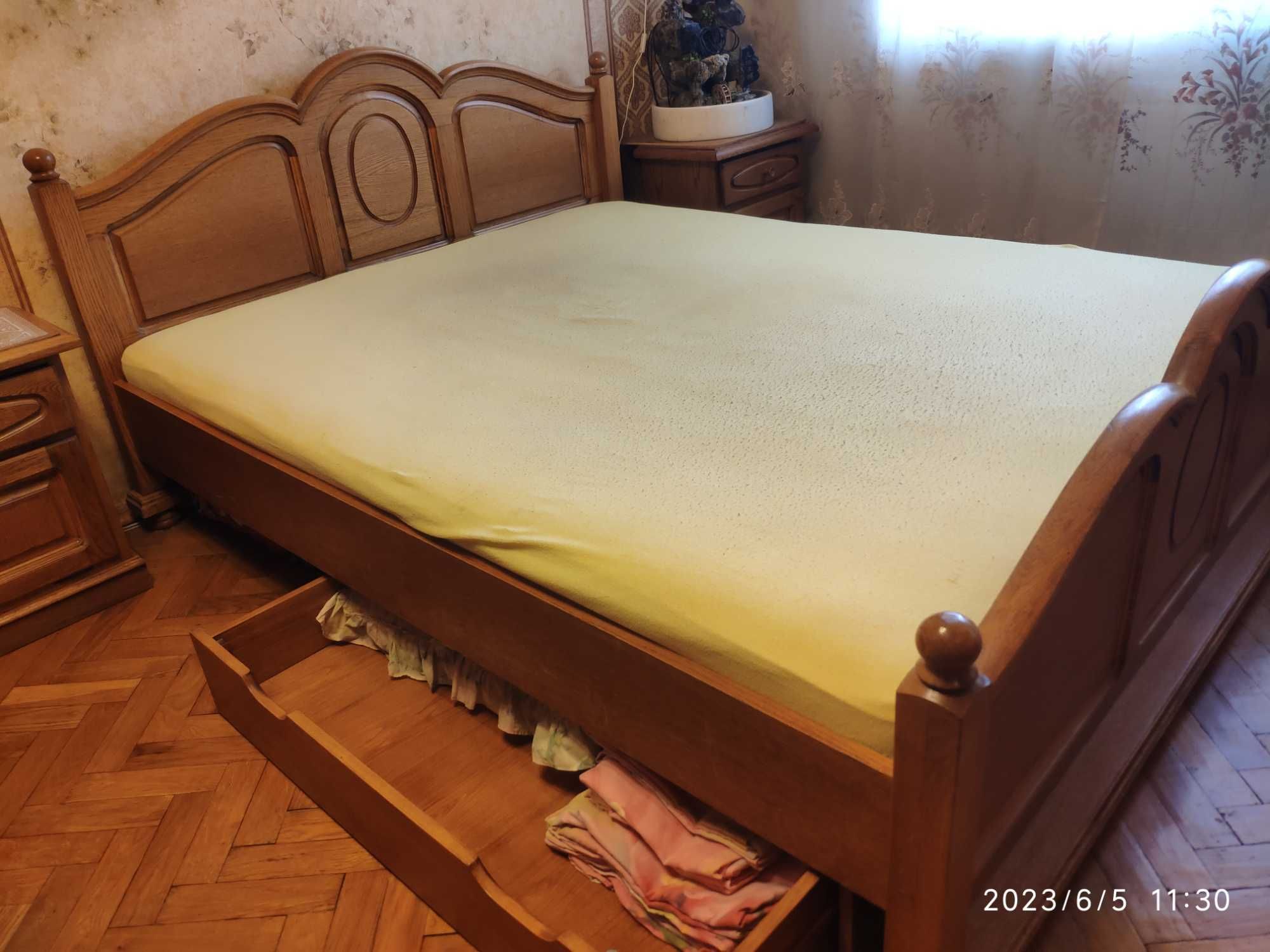 Спальня, натуральне дерево, Elanger, Румунія, 6 предметів
