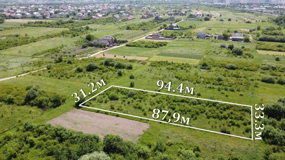 Продається ділянка СГ 29 сотих.Комунікації поруч.Клузів.Пасічна.Місто