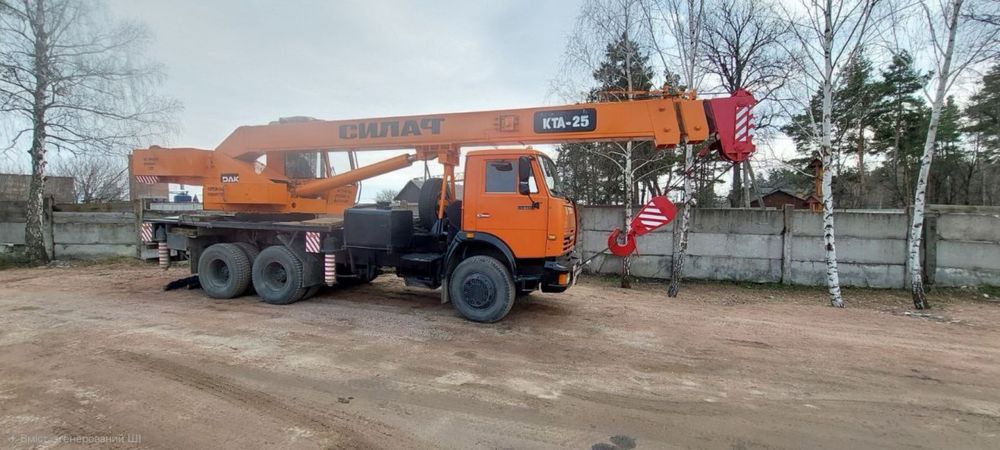 Послуги автокрана 25 т.