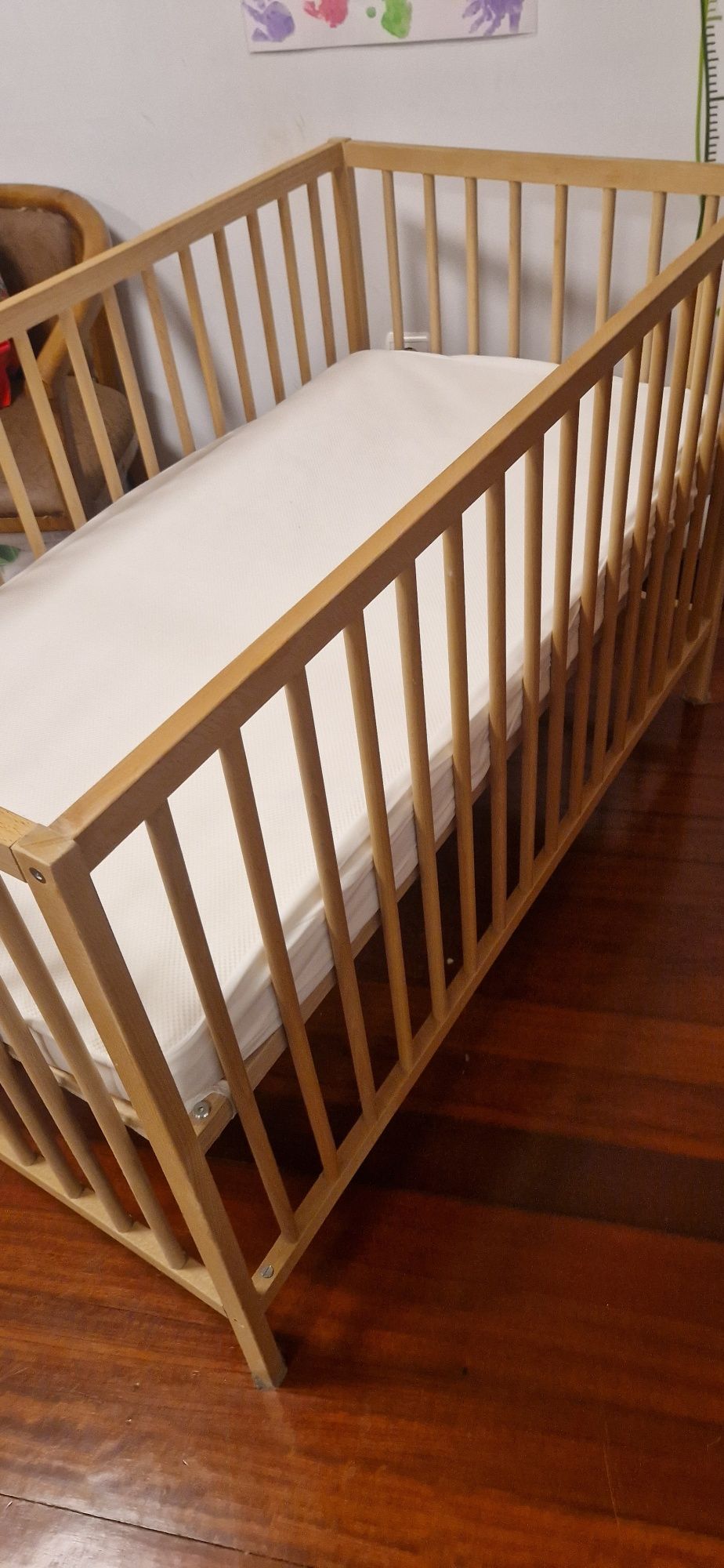 Berço + colchão IKEA