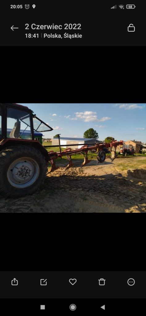 Pług zagonowy Akpil 5 skibowy Vario (unia Frost lemken 4 obrotowy