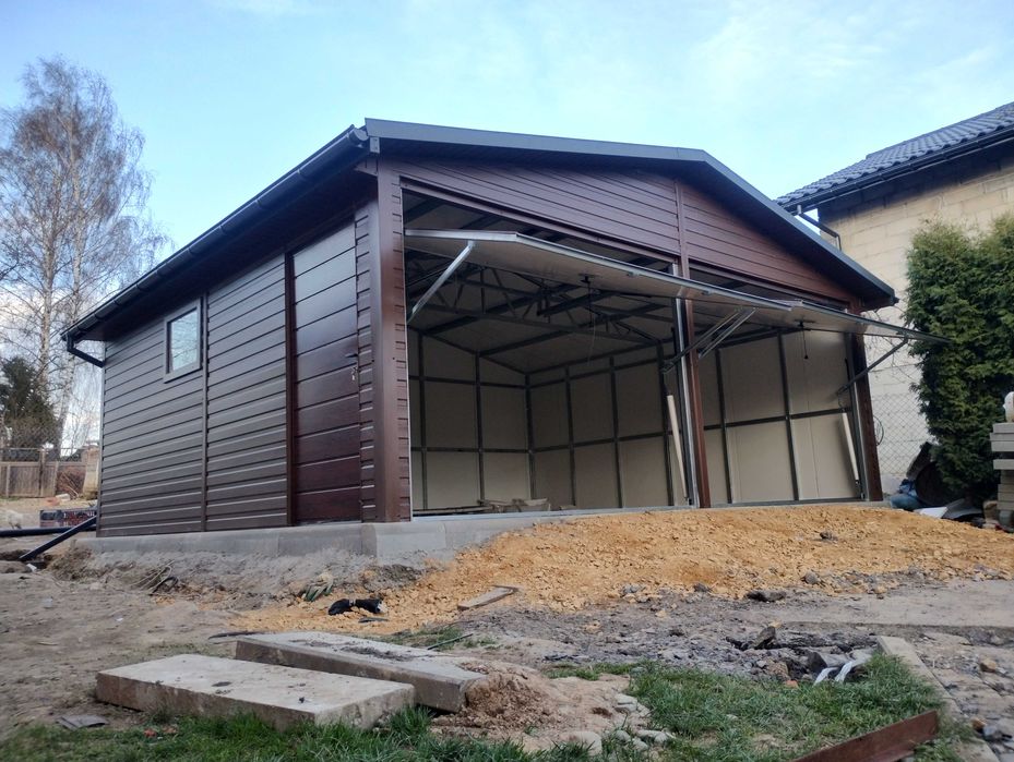 Garaż ocieplany 8/3 , schowek. warsztat. Na wymiar. Producent