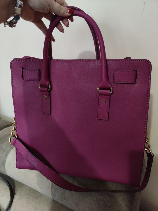 Orginalna torebka Michael Kors różowa fuksja