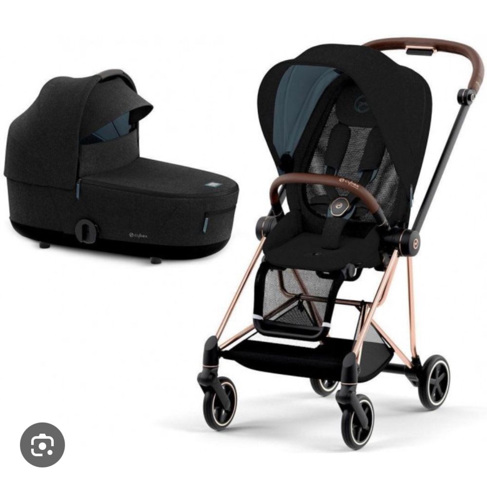Cybex mios 2024 rosegold 2в1 black
