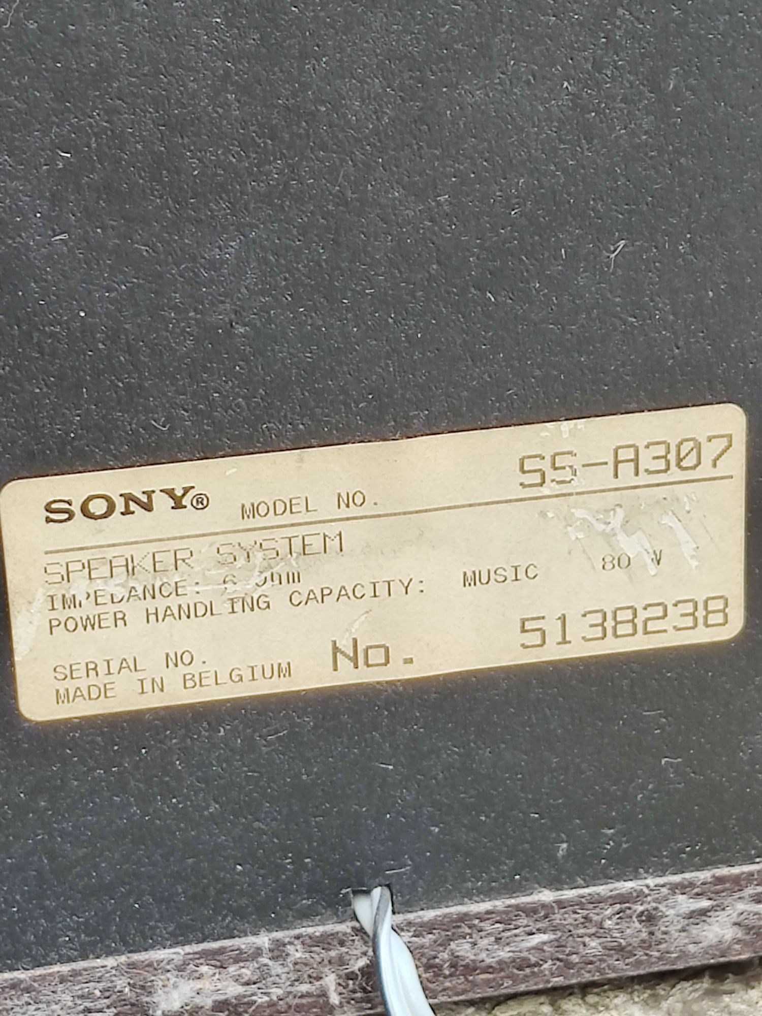 Wieża Sony LBT D307 z głośnikami