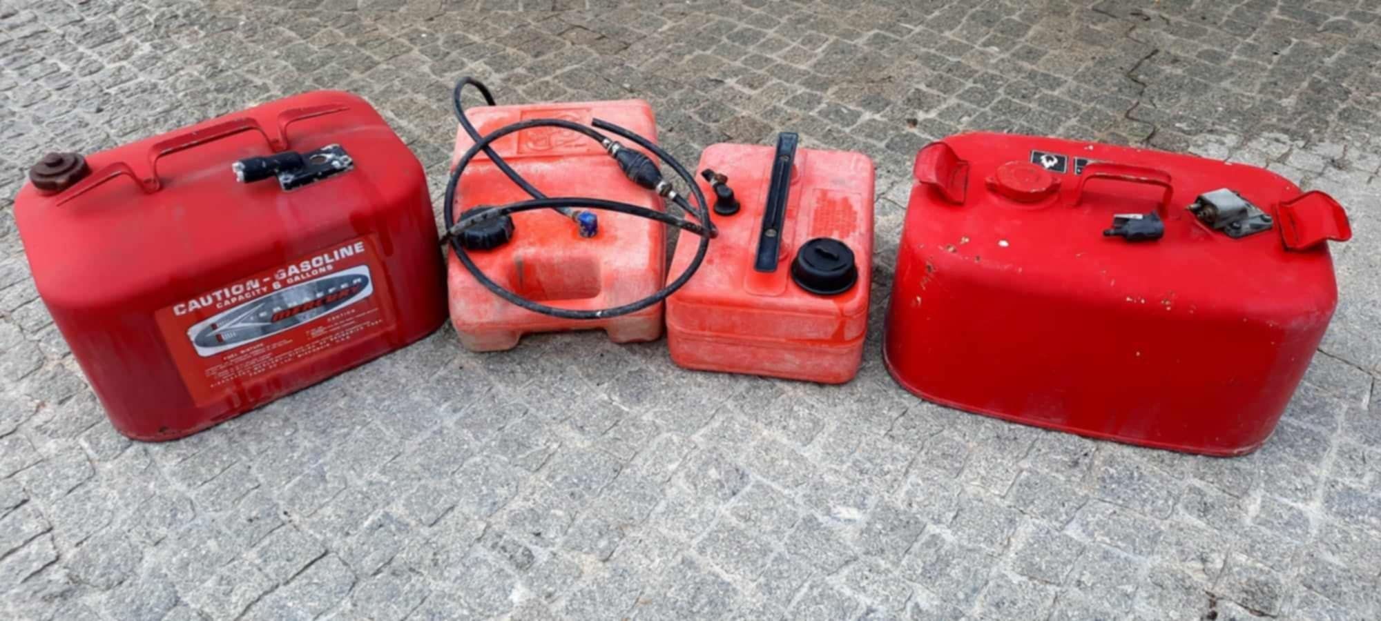 Depósitos de combustível portáteis para barco