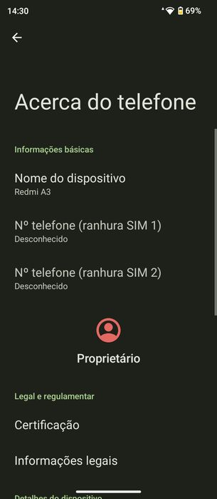 Redmi A3  como novo