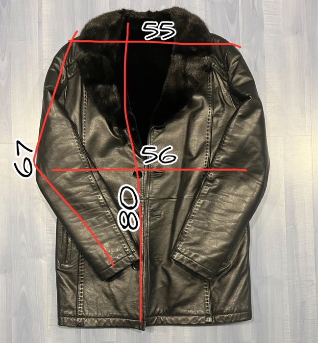 Куртка шкіряна зима