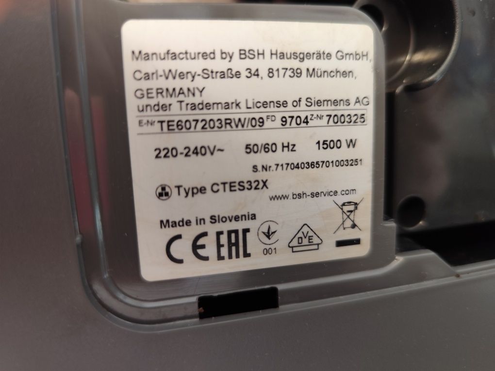 Ekspres do kawy Siemens eq700