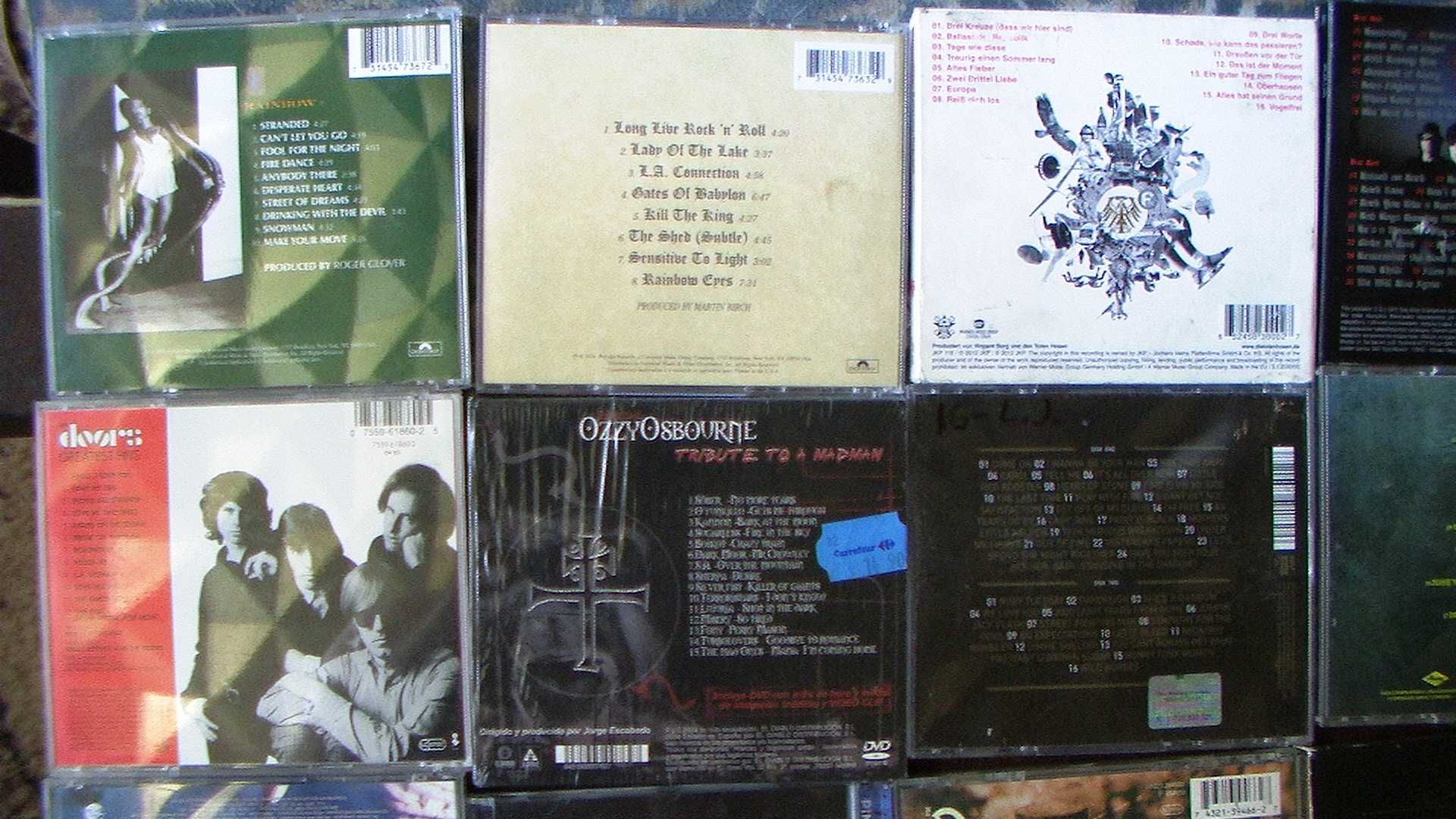 CD Helloween Manowar Deff Lepard  Deep Purple ZZTop Ozzy Scorpions