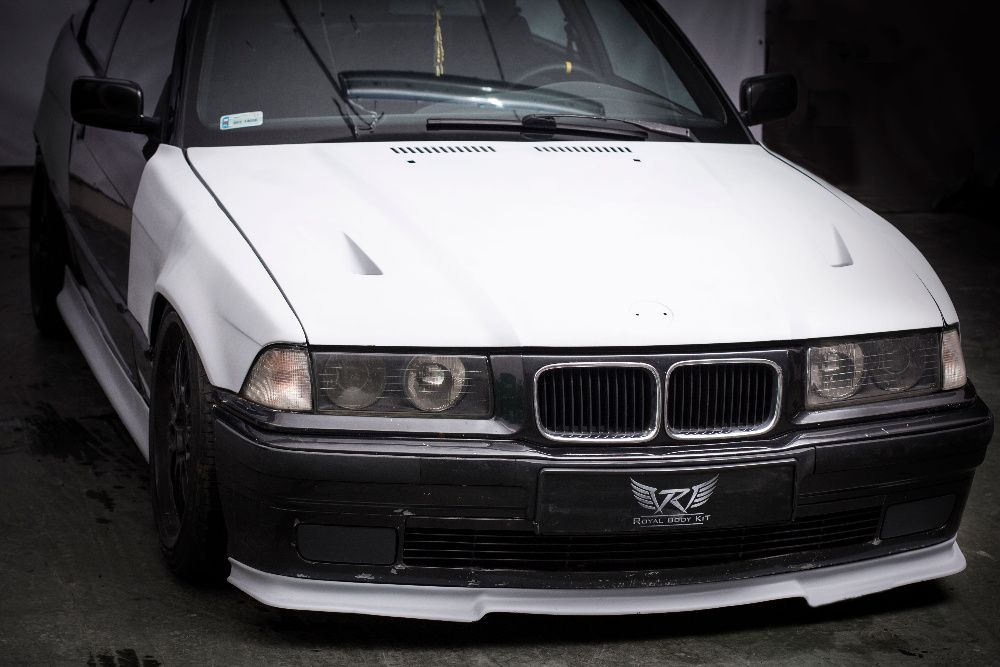 BMW E36 Rieger GT Look dokładka standardowy zderzak