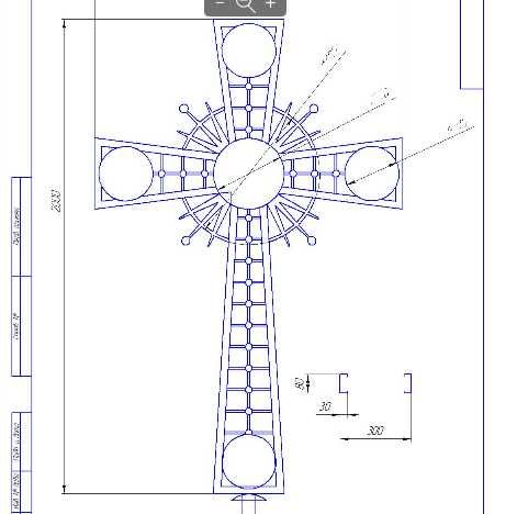 козацький хрест на купола та могили