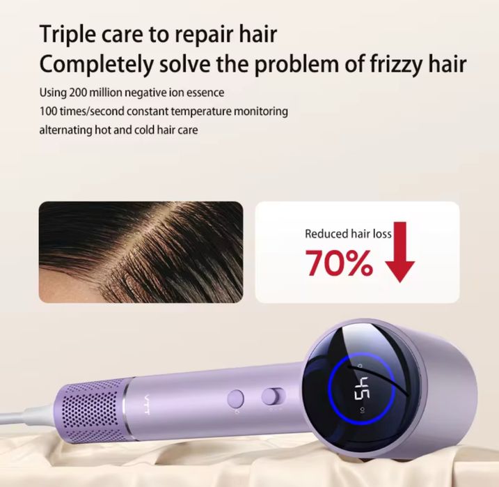 Secador de Cabelo estilo Dyson