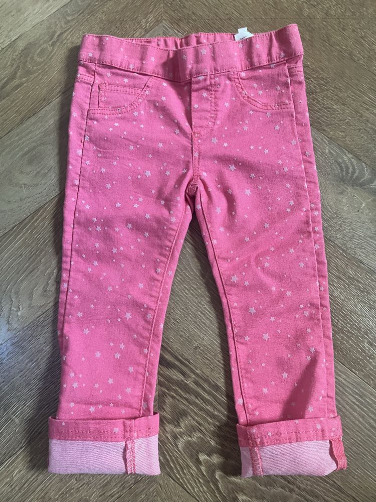 Rożowe spodnie z Hm 92