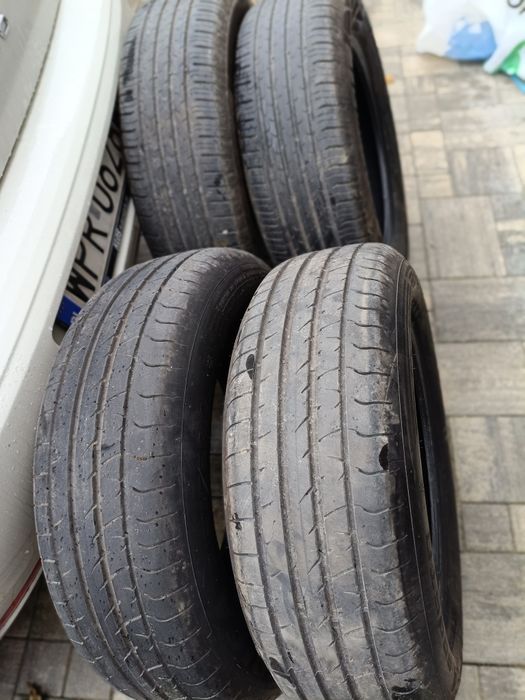 Opony prawie nowe Dębica i Continental