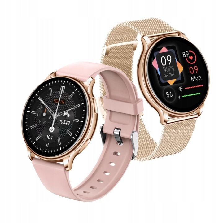 Smartwatch Damski Dla Kobiety Rozmowy Powiadomienia Sport Puls Menu Pl