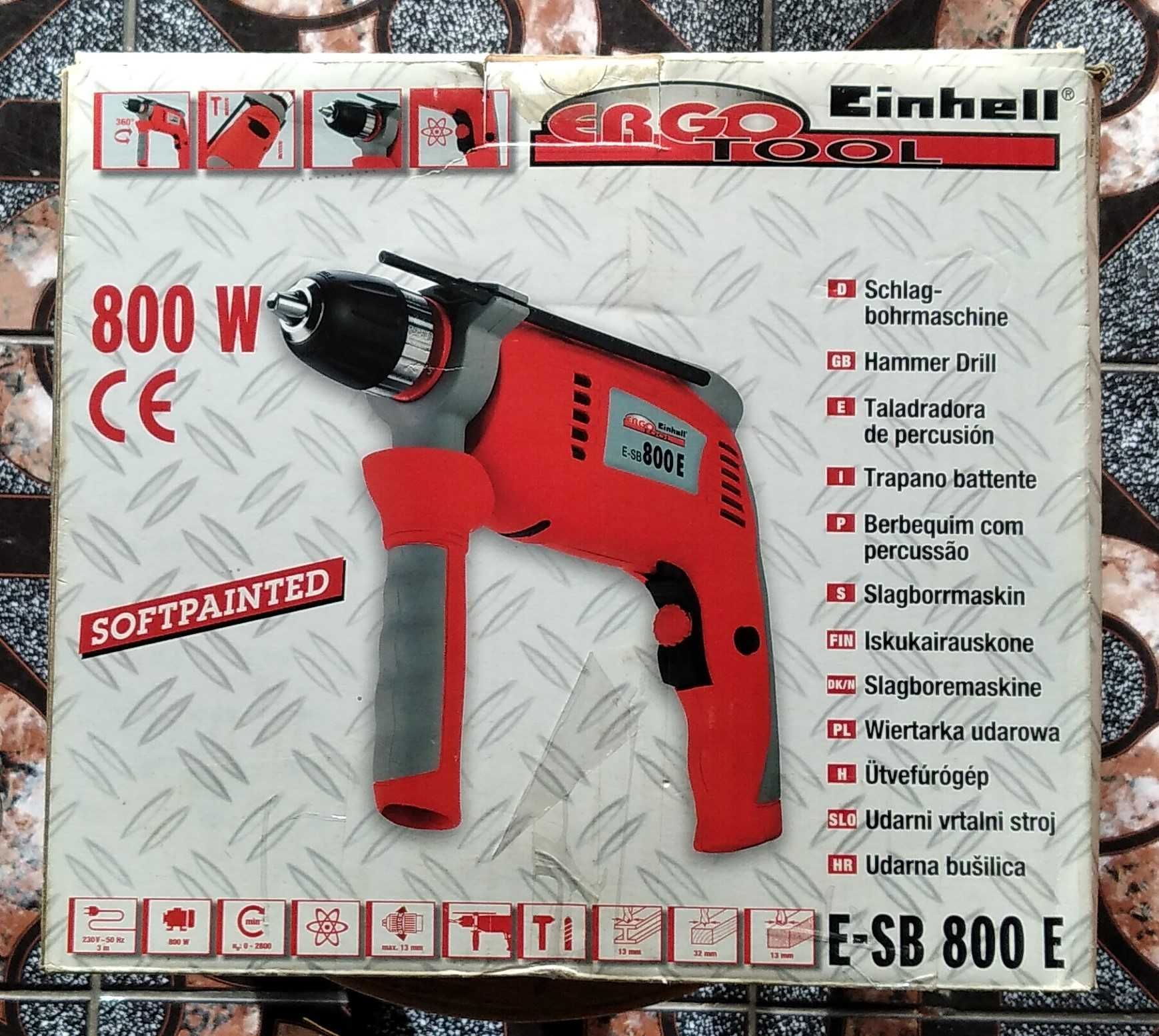 Дрель Einhell E-SB 800E