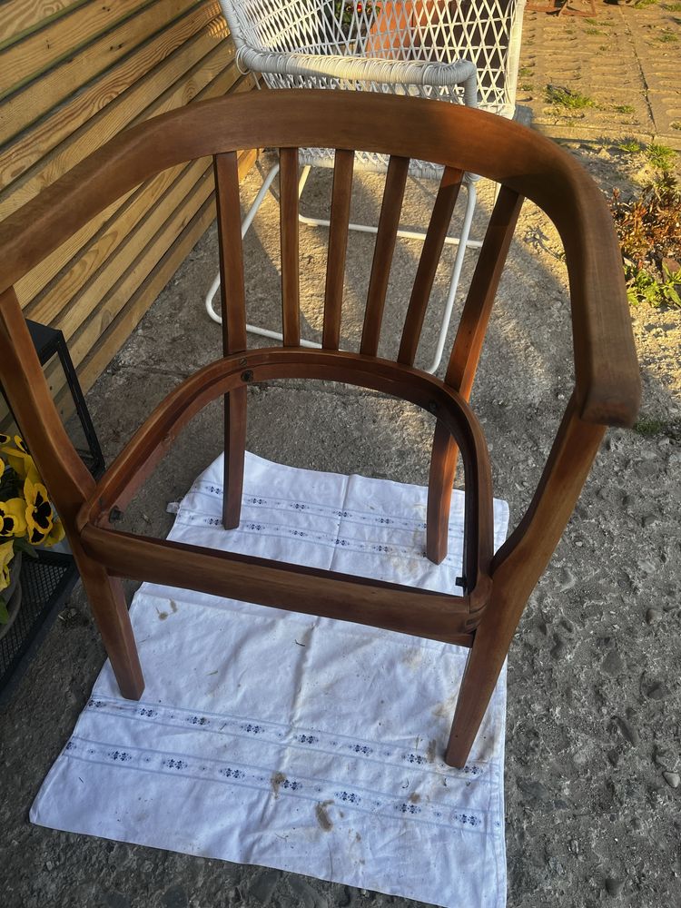 Krzesło PRL całkowicie odnowione