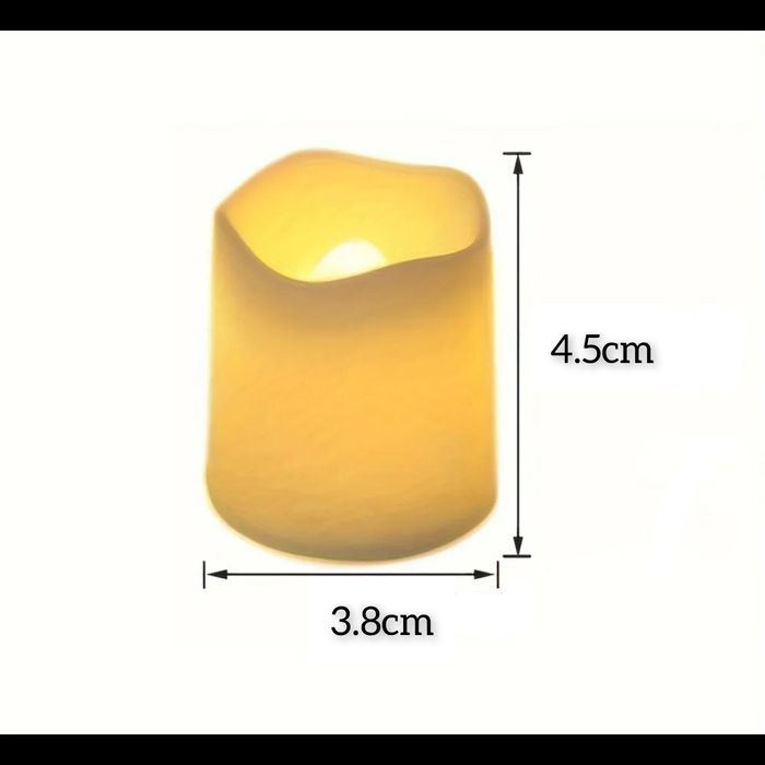 Zestaw 12 świeczek typu tealight