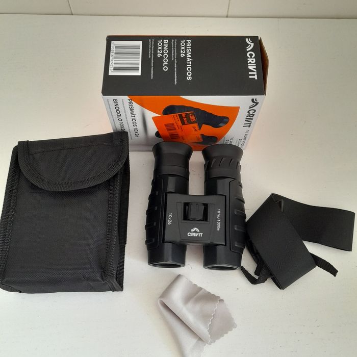 Binóculos novos com acessórios