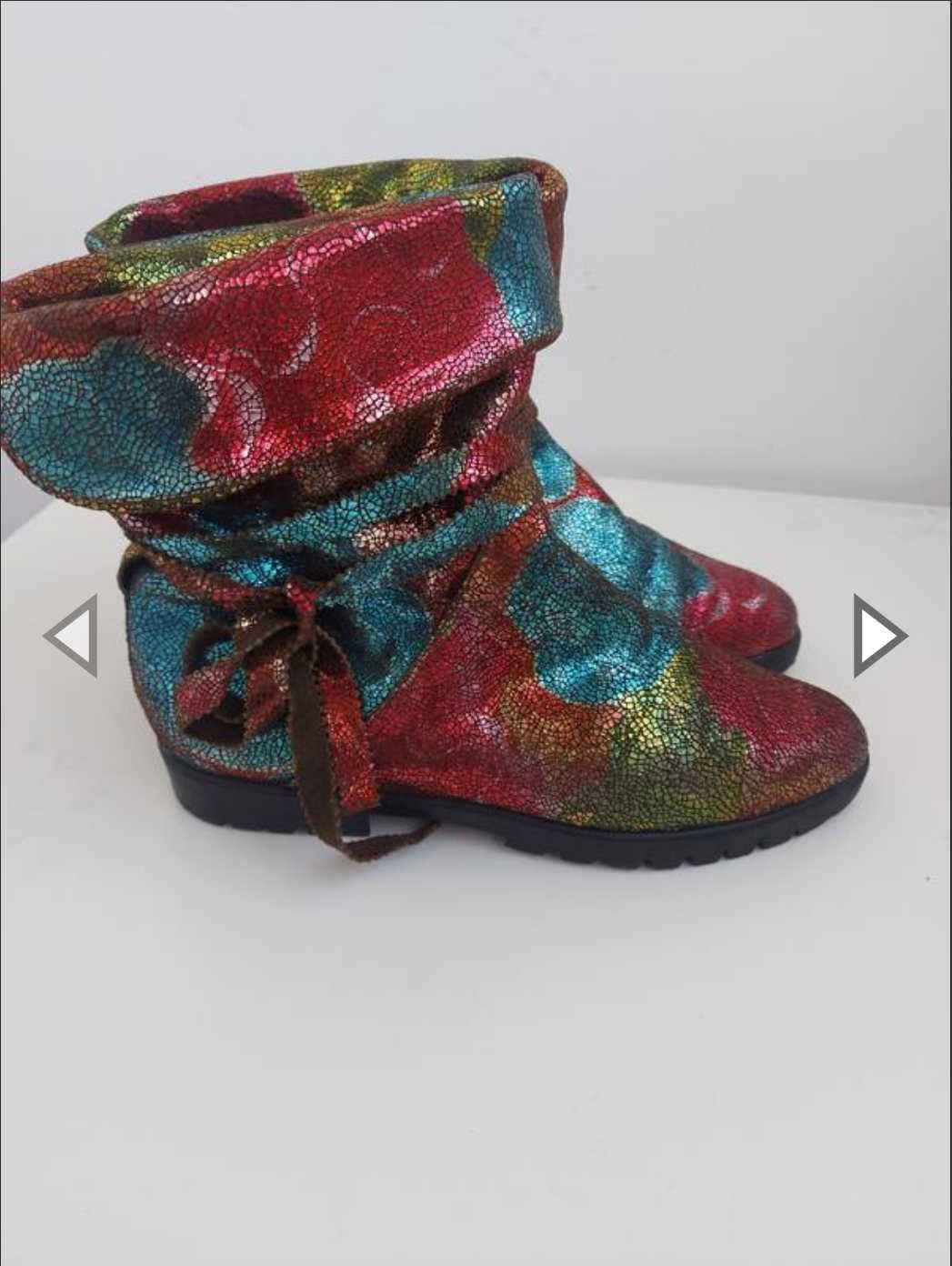 Яркие сапожки ботинки угги ugg fernando pensato Италия 39 размер