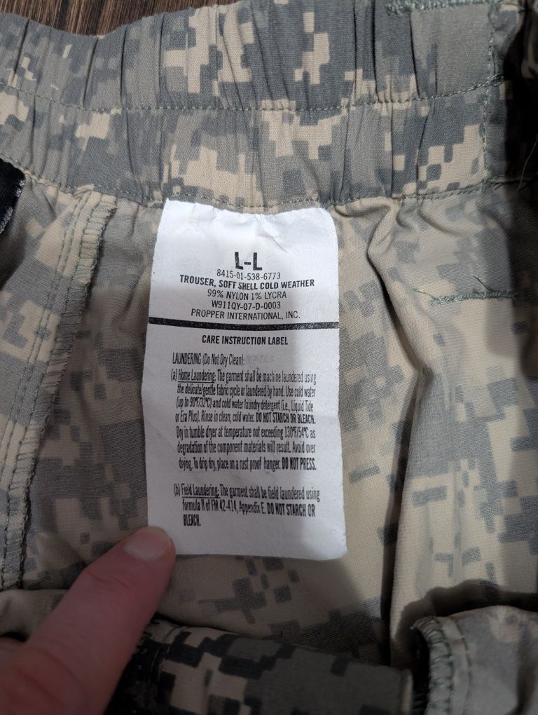 Штани softshell ECWCS GENIII level 5 LL